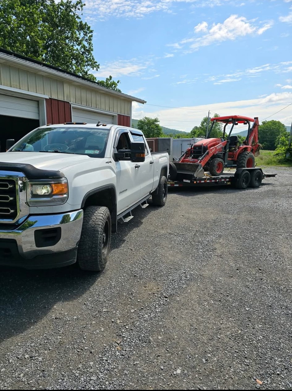 Landscape machinery delivery